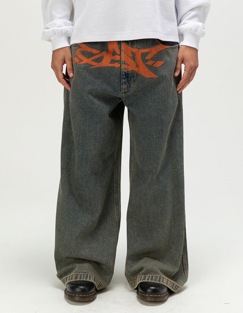 GAT Hazen Mens 30" Leg Opening Ultra Baggy Jeans