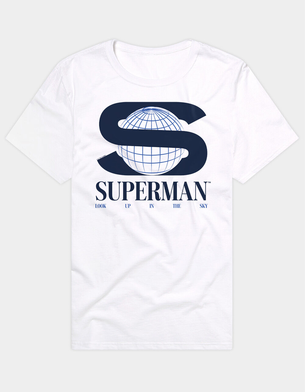 SUPERMAN 2025 S World Logo Mens Tee