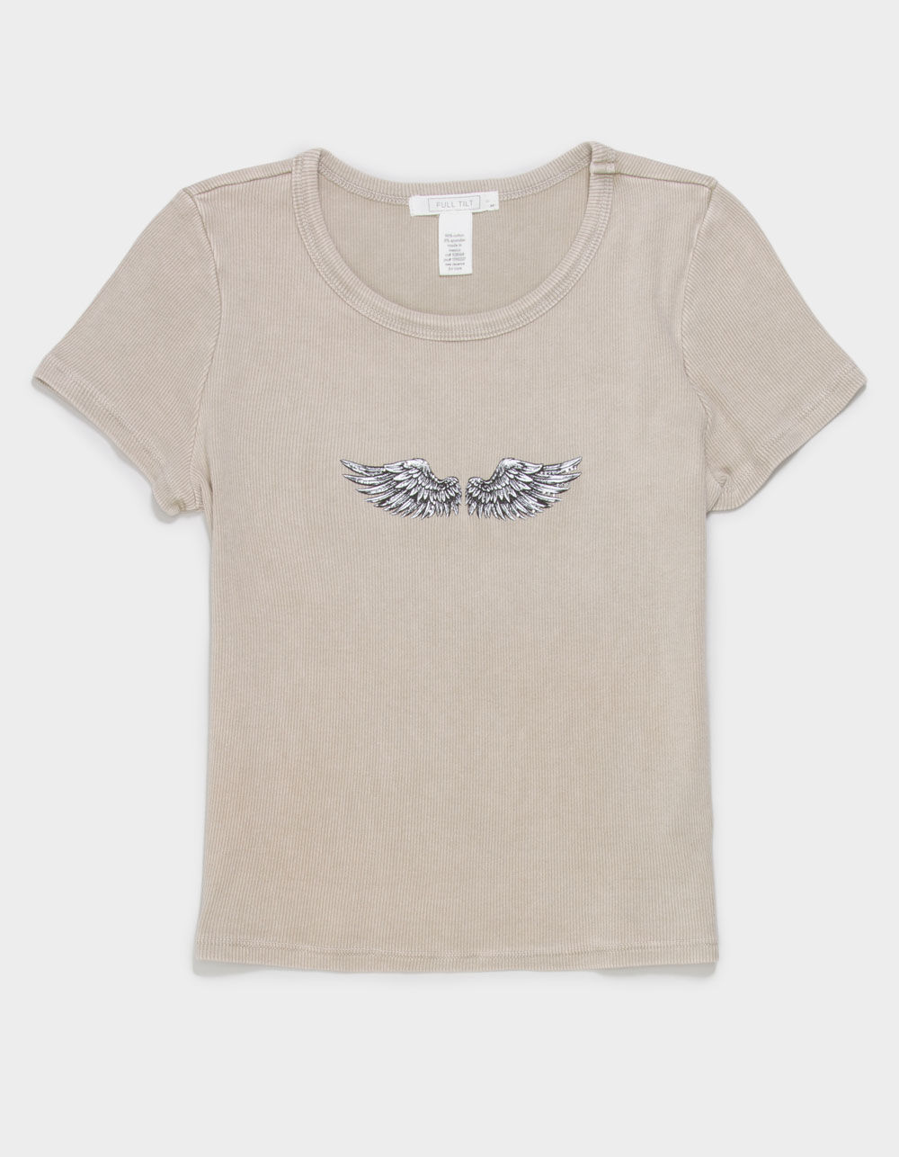 FULL TILT Rib Stud Wing Girls Tee