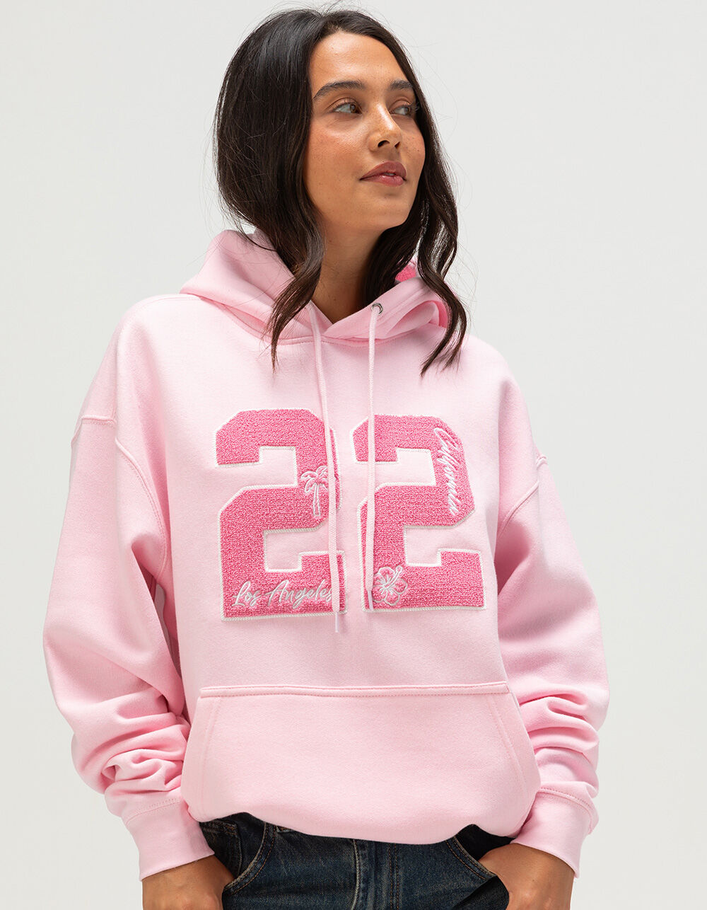 RSQ Womens 22 Chenille Patch Hoodie RSQ Womens 22 Chenille Patch Hoodie