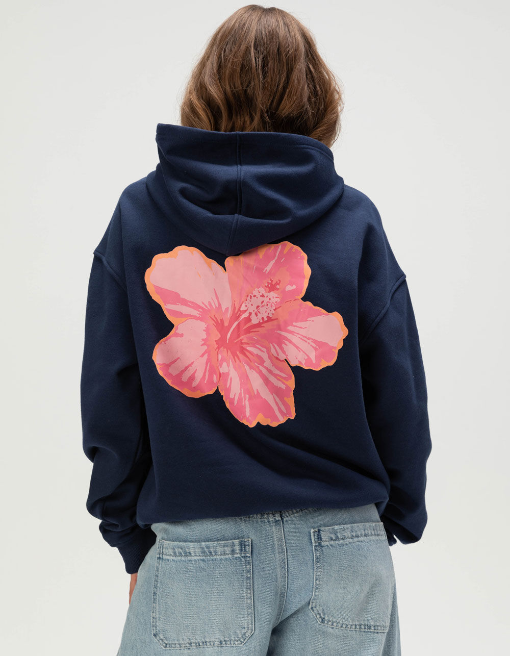 FULL TILT Hibiscus Womens Hoodie
