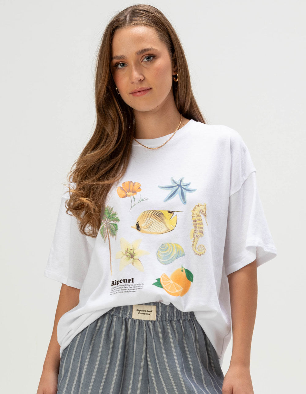 RIP CURL Poolside Womens Oversized Tee