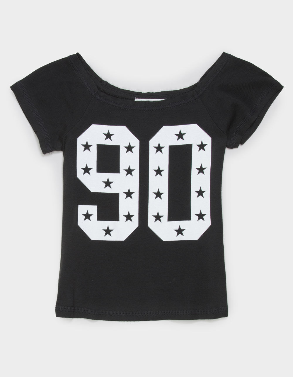 FULL TILT 90 Star Fill Girls Scoop Neck Top