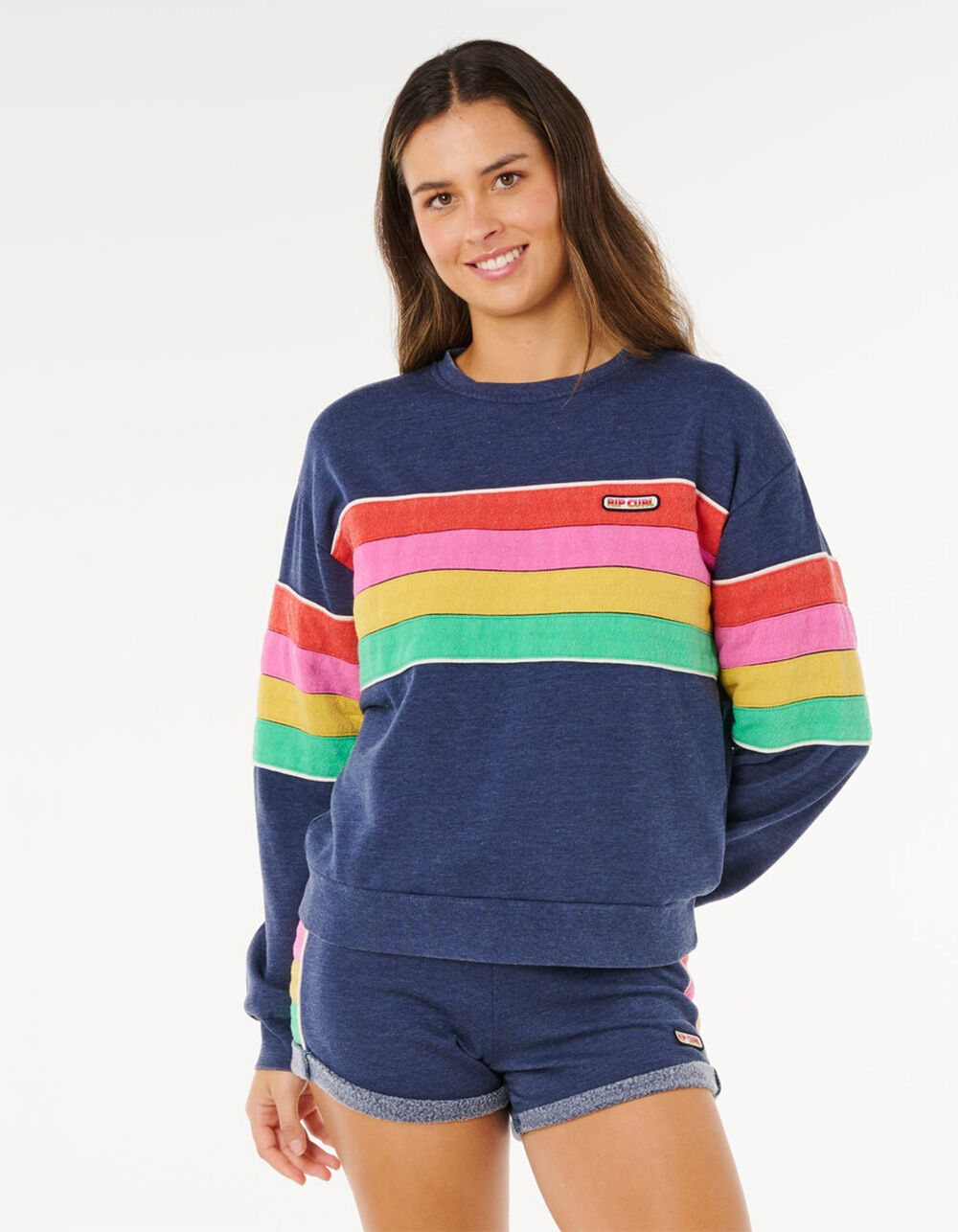 RIP CURL Surf Revival Womens Relaxed Crewneck Sweatshirt