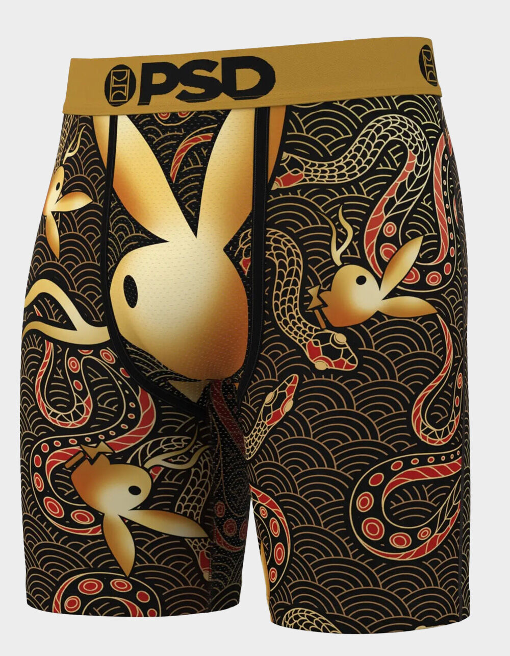 PSD Playboy Snake Mens Boxer Briefs PSD Playboy Snake Mens Boxer Briefs