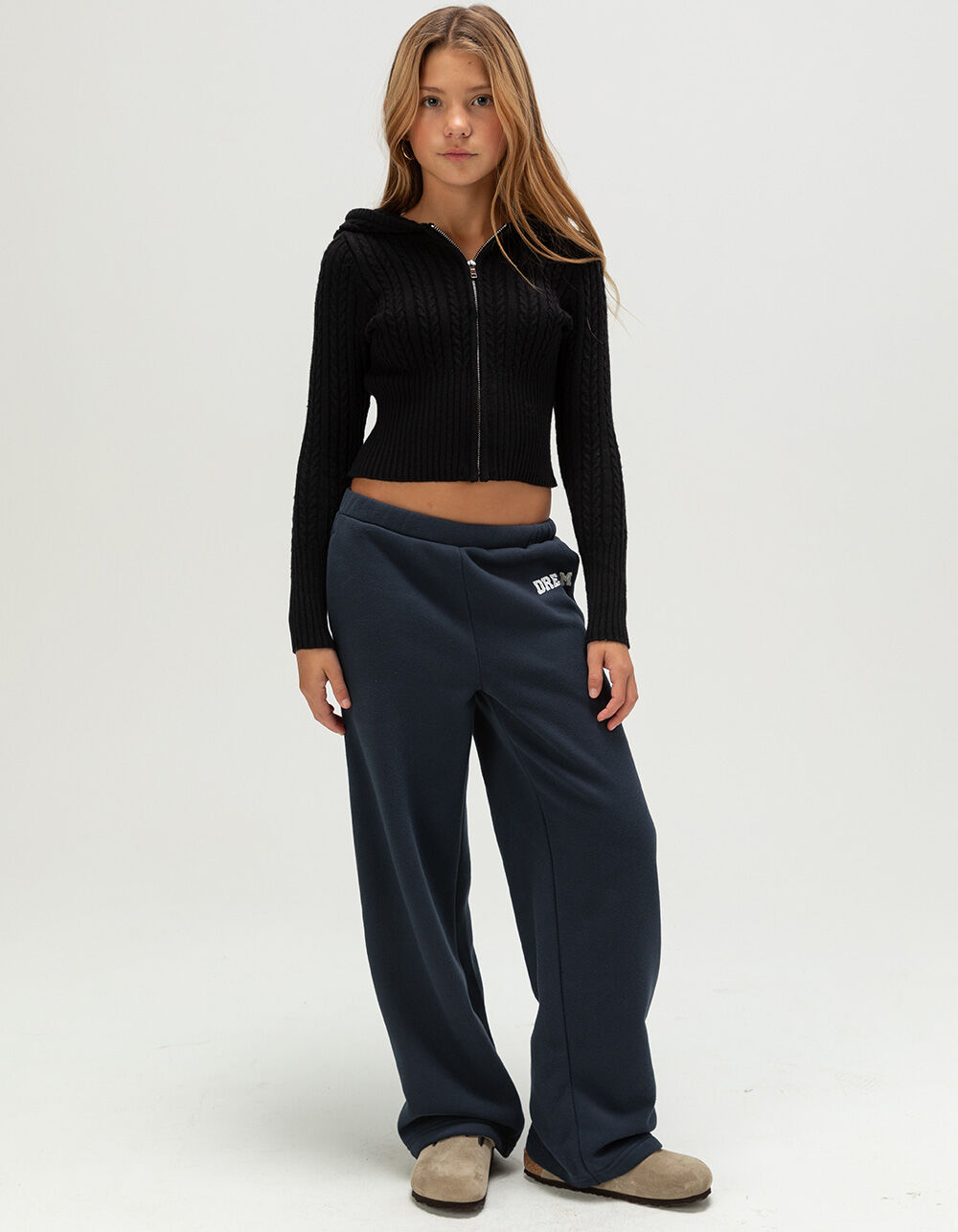 FULL TILT Dream Girls Wide Leg Sweatpants