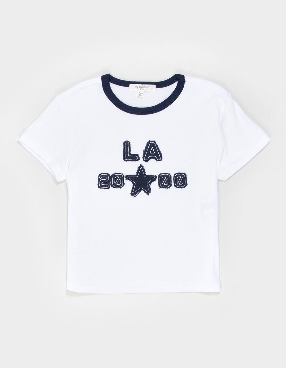 NO COMMENT LA 2000 Patch Girls Tee