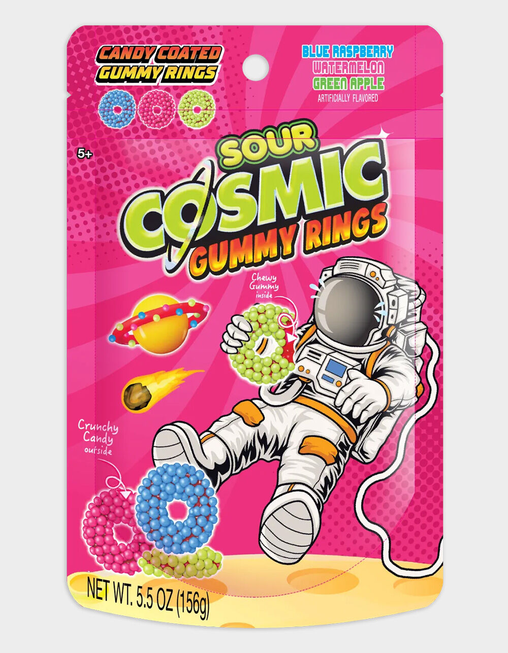 Cosmic Sour Gummy Rings Candy