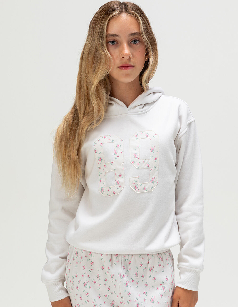 FULL TILT 89 Ditsy Fill Girls Hoodie