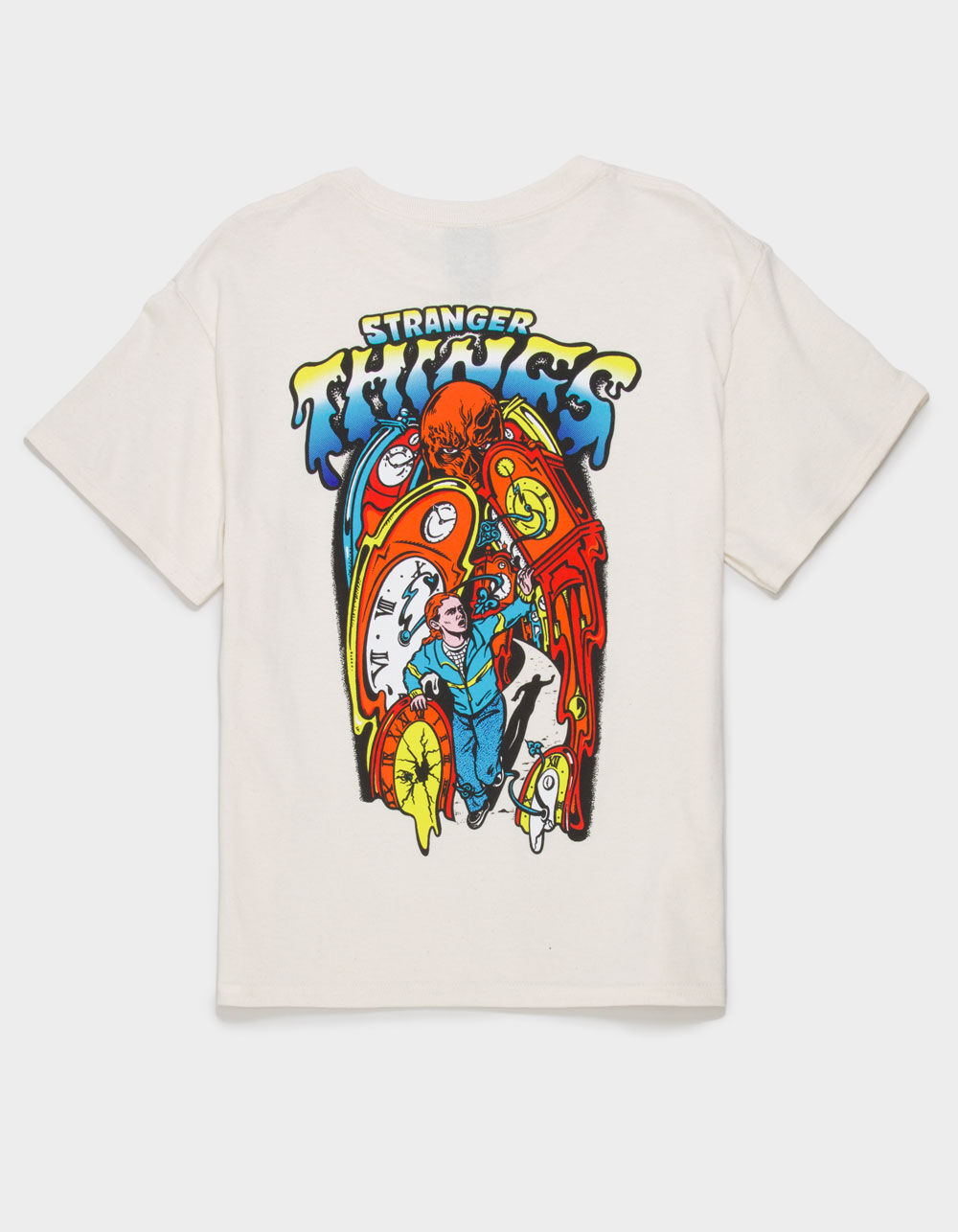 SANTA CRUZ x Stranger Things Max Melting Clock Boys Tee