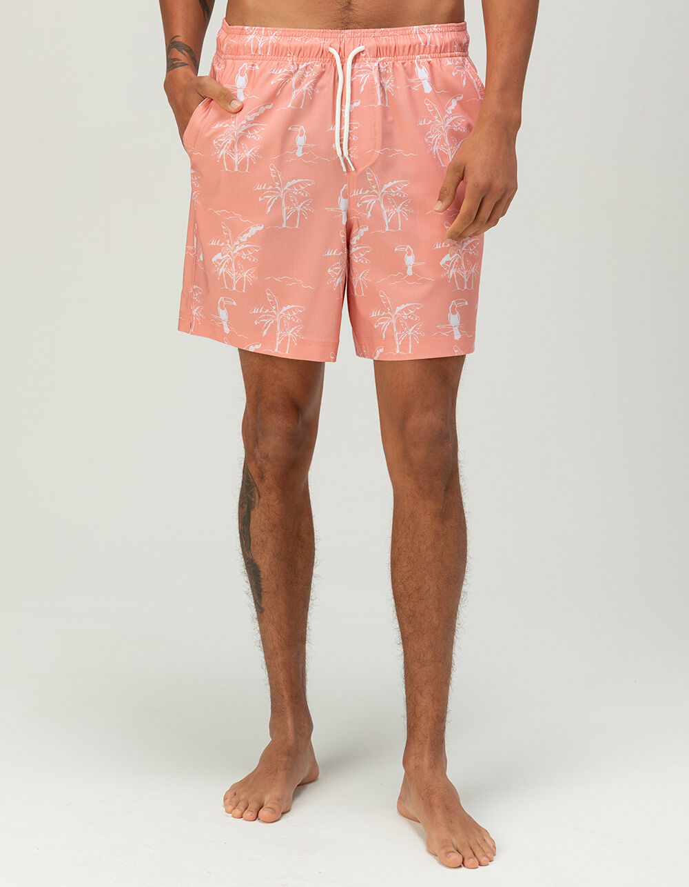 RSQ Mens 6.5" Swim Trunks