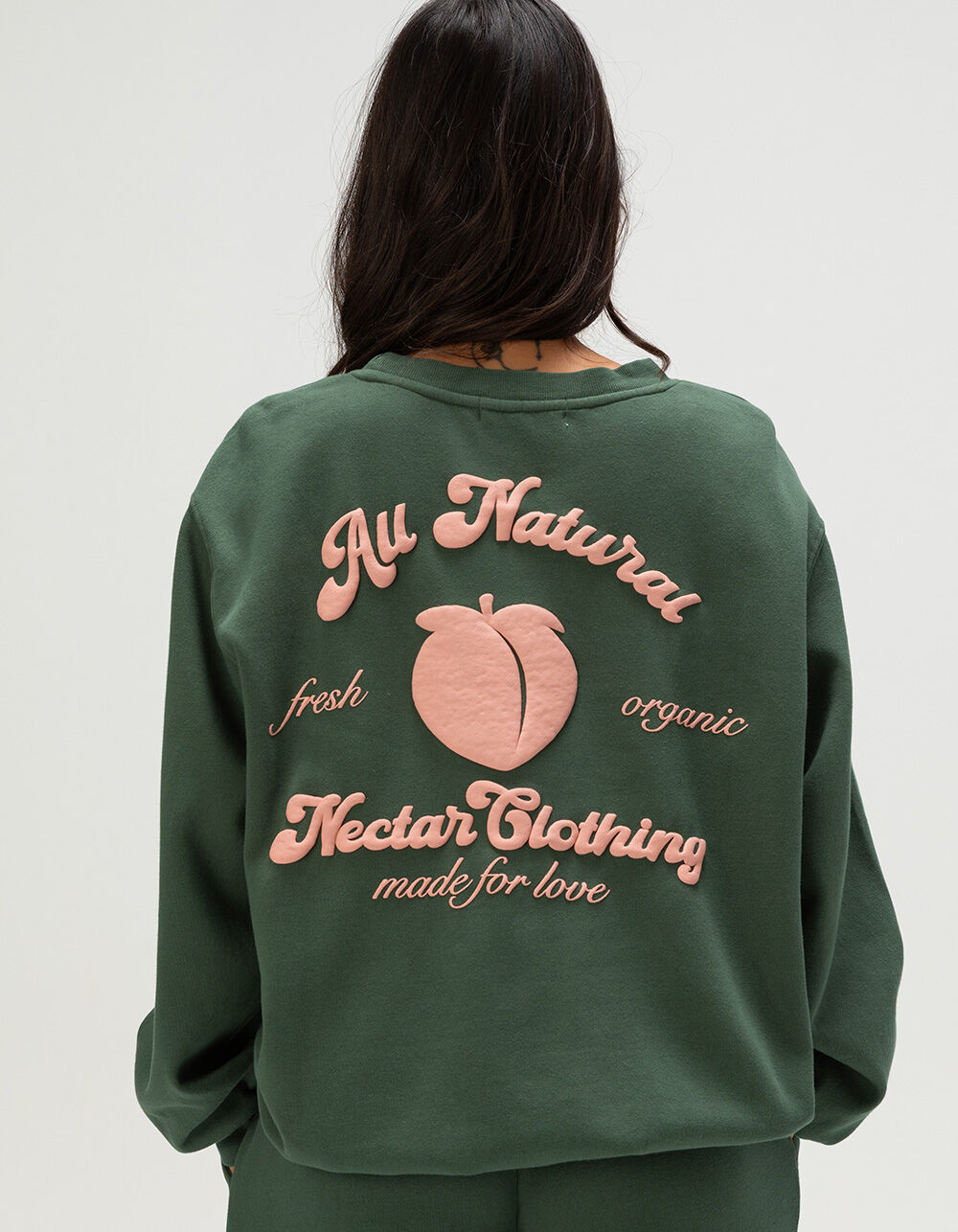 NECTAR CLOTHING Au Natural Womens Crewneck Sweatshirt