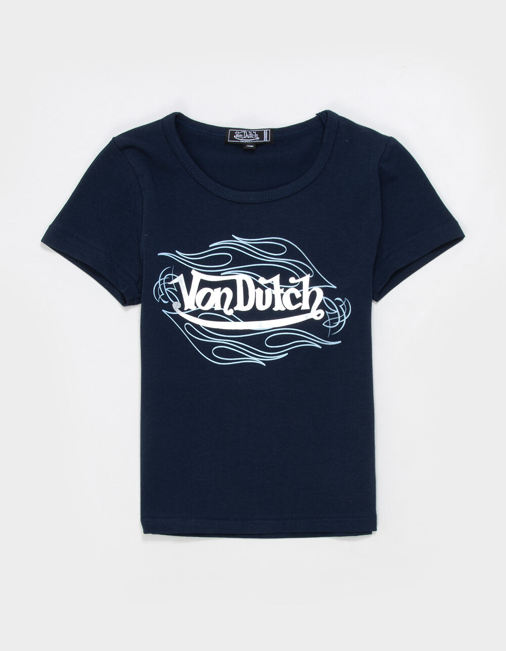 VON DUTCH Chrome Logo Girls Tee