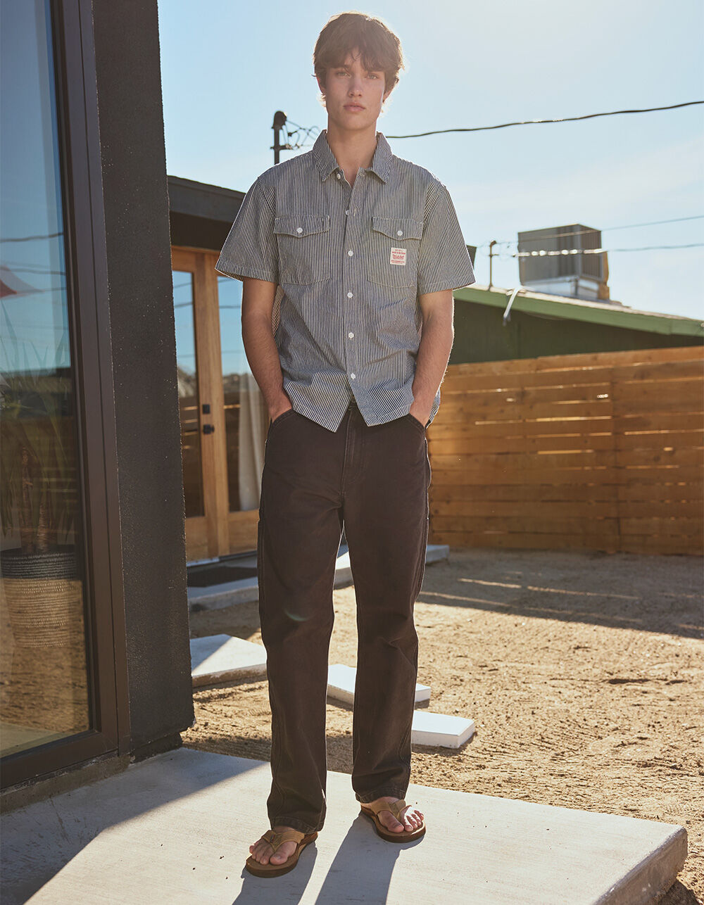 LEVI'S 568 Mens Loose Straight Carpenter Pants - Every Night Meteorite