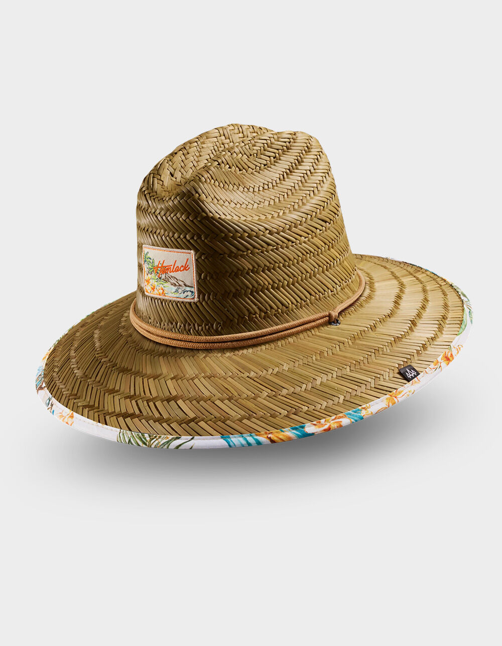 HEMLOCK HAT CO. Aloha Tropics UPF 50+ Lifeguard Straw Hat