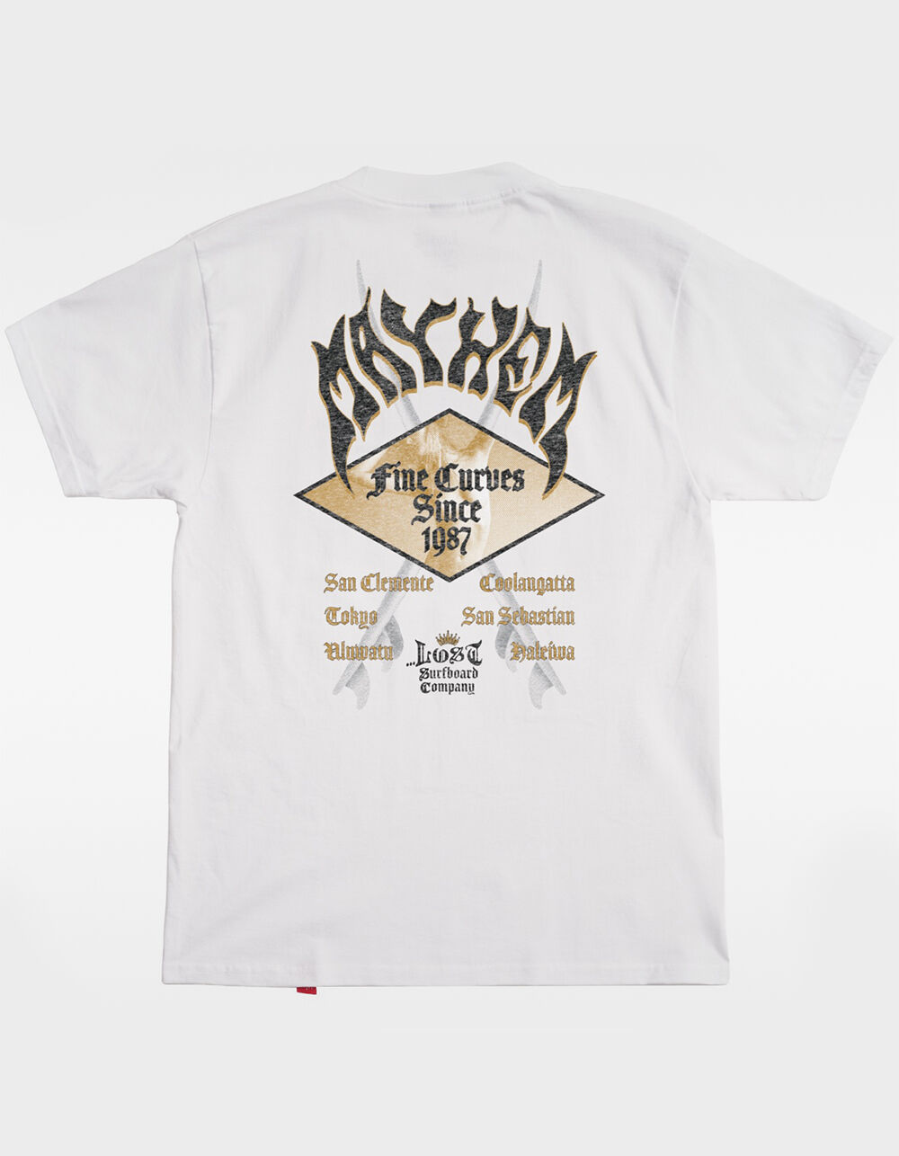 LOST Mayhem Fine Curves Mens Tee