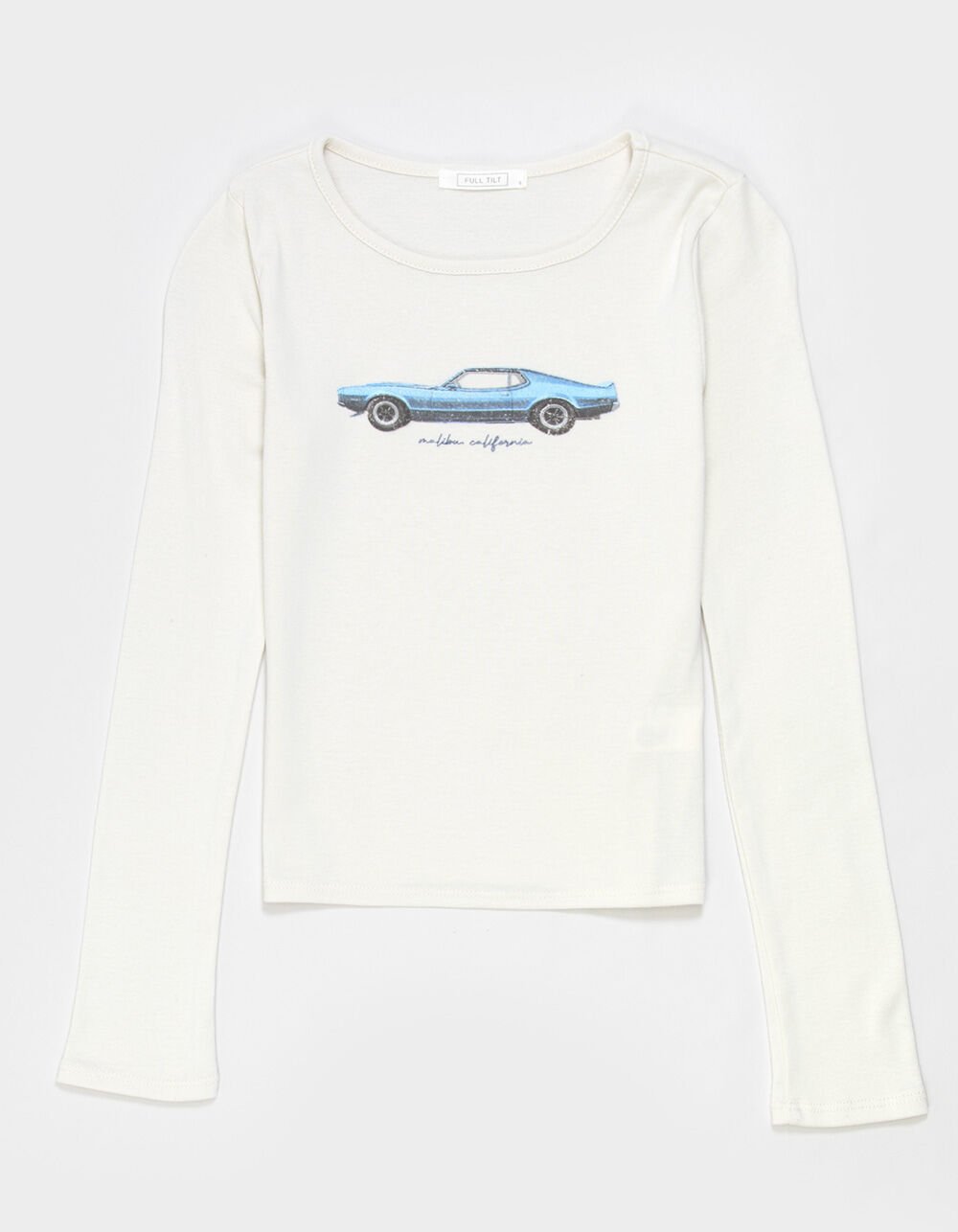 FULL TILT Malibu Car Girls Long Sleeve Tee