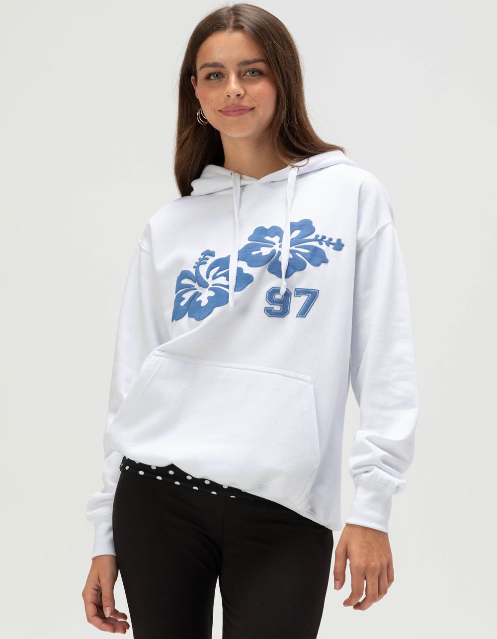 RSQ Womens Hibiscus 97 Hoodie