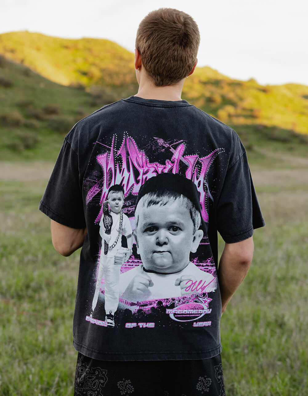 UFC Hasbulla Cyber Mens Boxy Tee