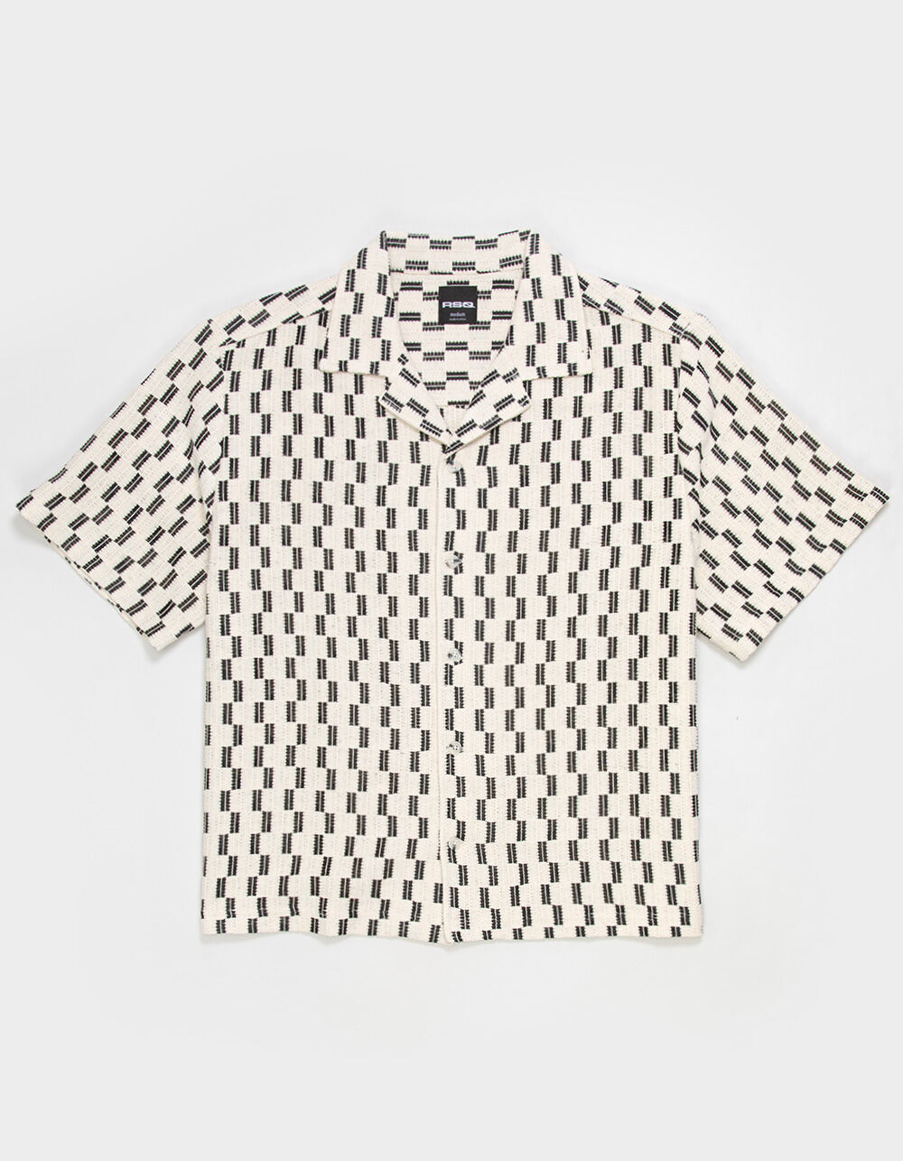 RSQ Mens Textured Button Up Shirt