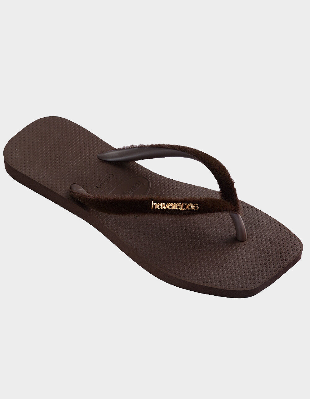 HAVAIANAS Plush Womens Slim Square Flip Flops
