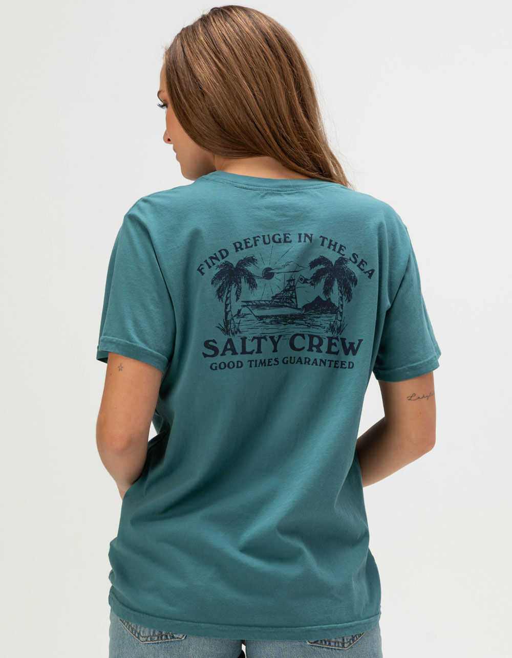 SALTY CREW Charter Womens Boyfriend Tee