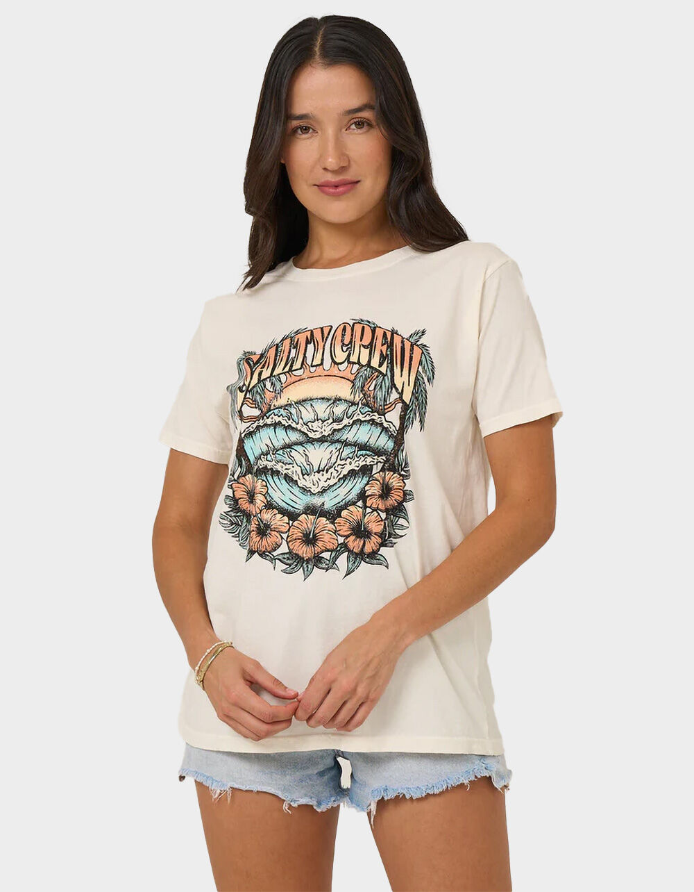 SALTY CREW Tour Womens Boyfriend Tee