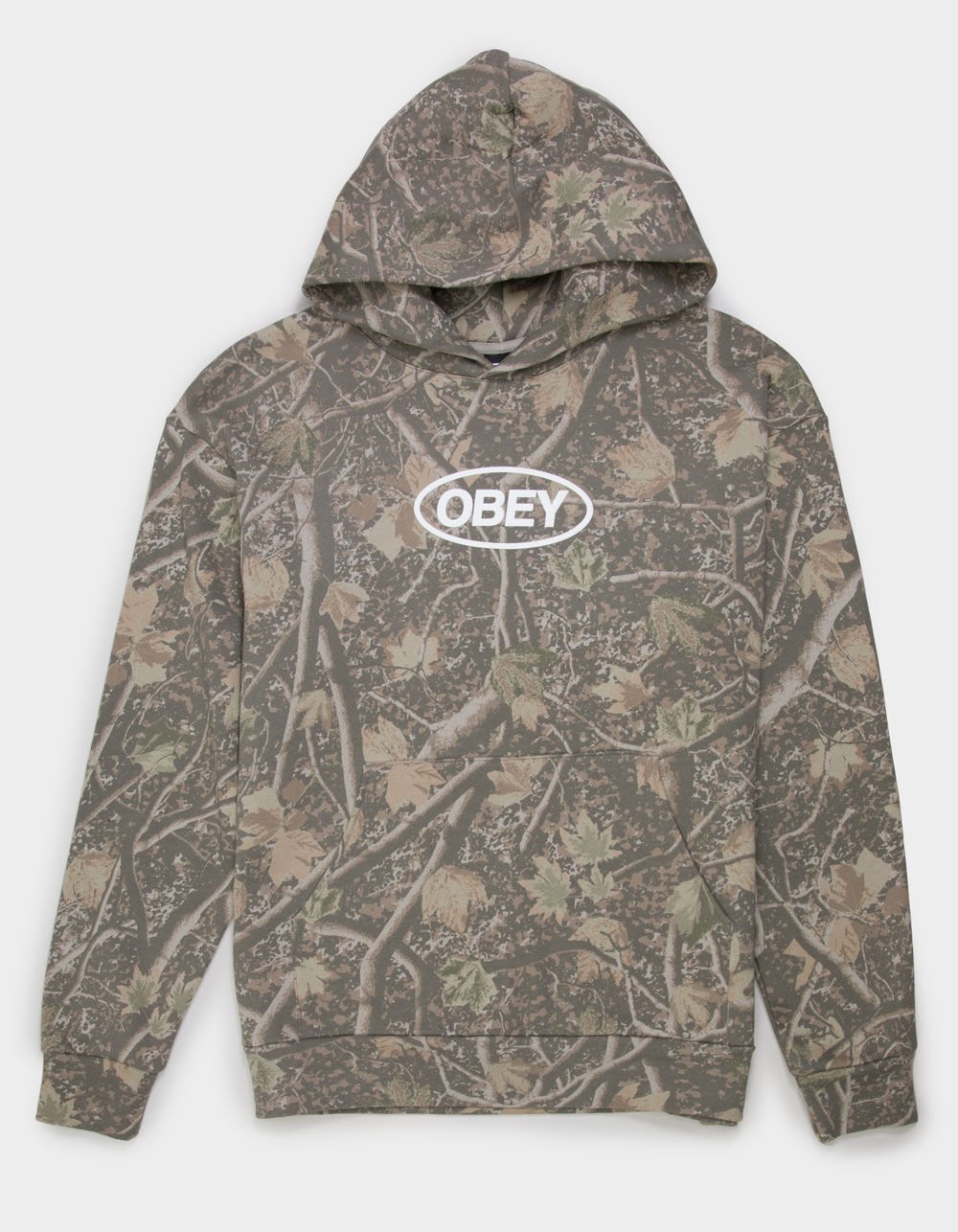 OBEY Camo Oval Mens Hoodie