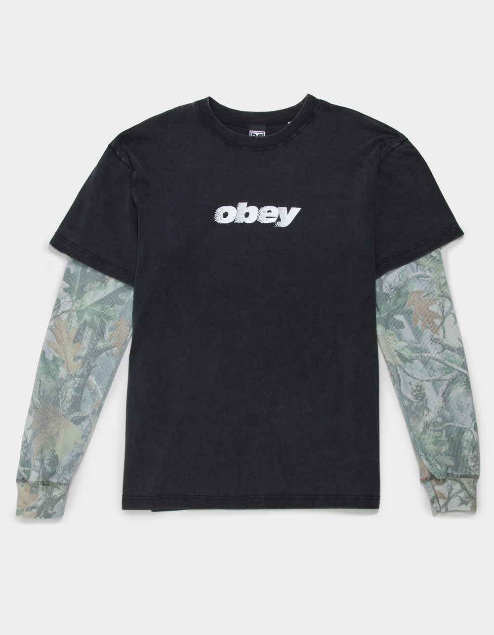 OBEY Diffusion Mens Long Sleeve 2fer Tee