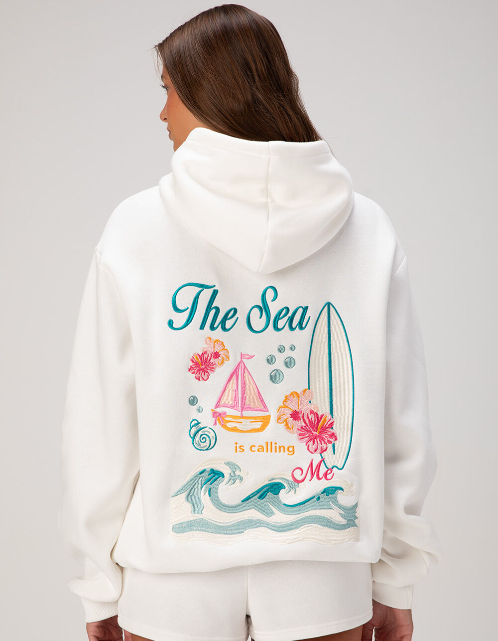 HAPPY CAMP3R The Sea Is Calling Womens Hoodie