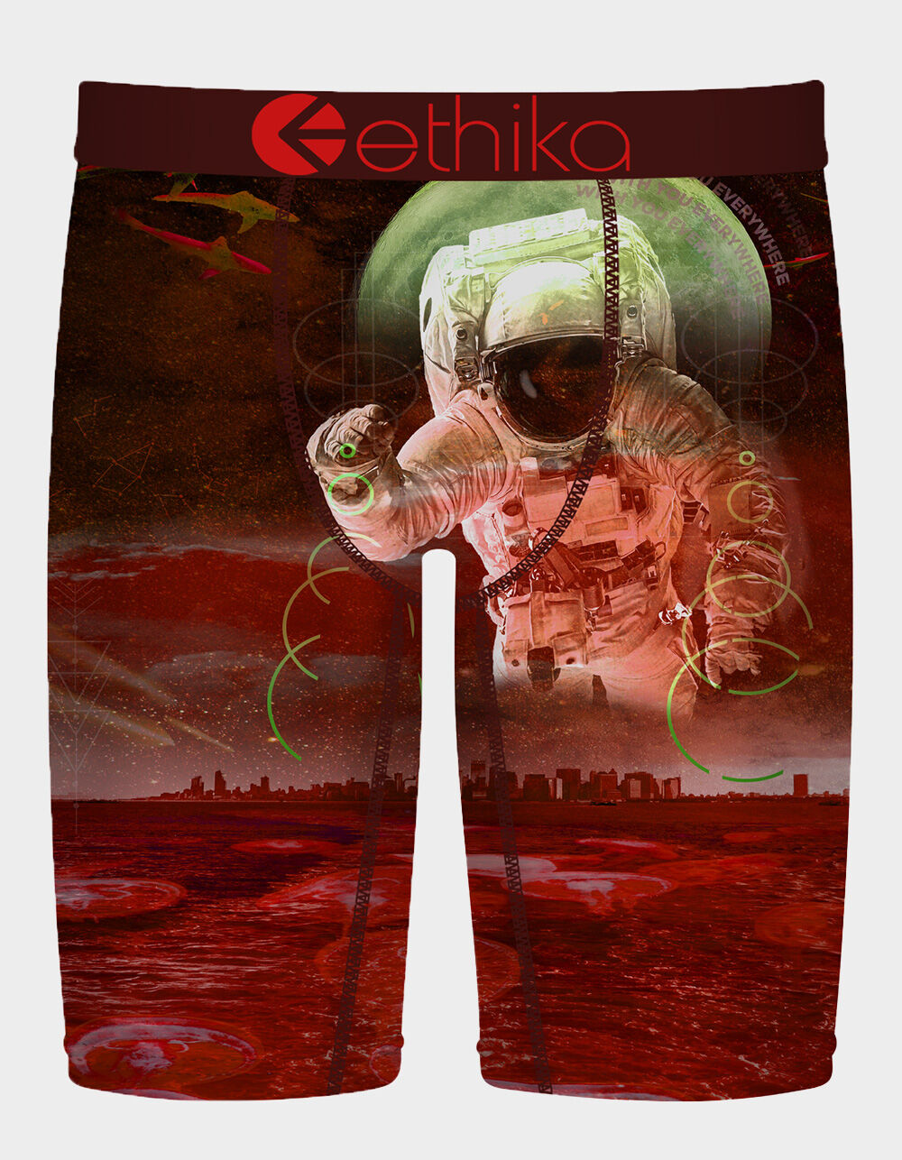 ETHIKA Crimson Orbit Staple Mens Boxer Briefs
