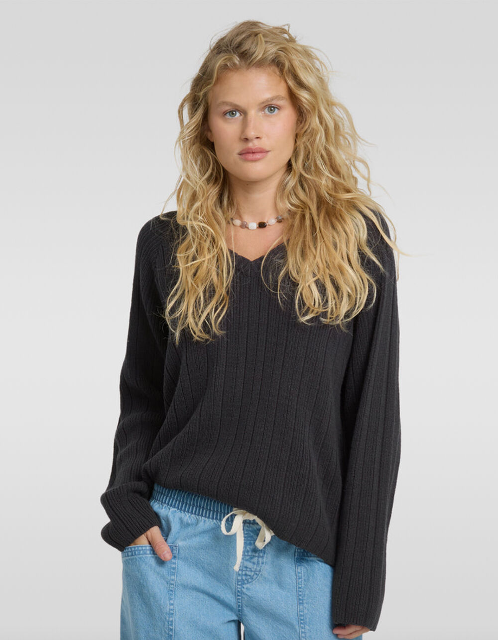 BILLABONG Dallas Womens V-Neck Sweater