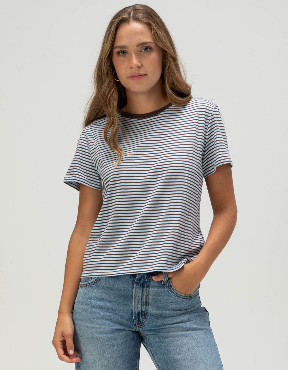 RIP CURL Stephanie Gilmore Stripe Womens Standard Tee