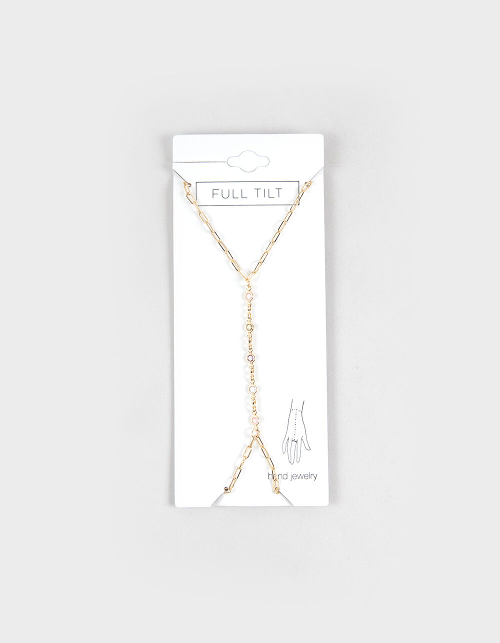 FULL TILT Rhinestone Hand Chain