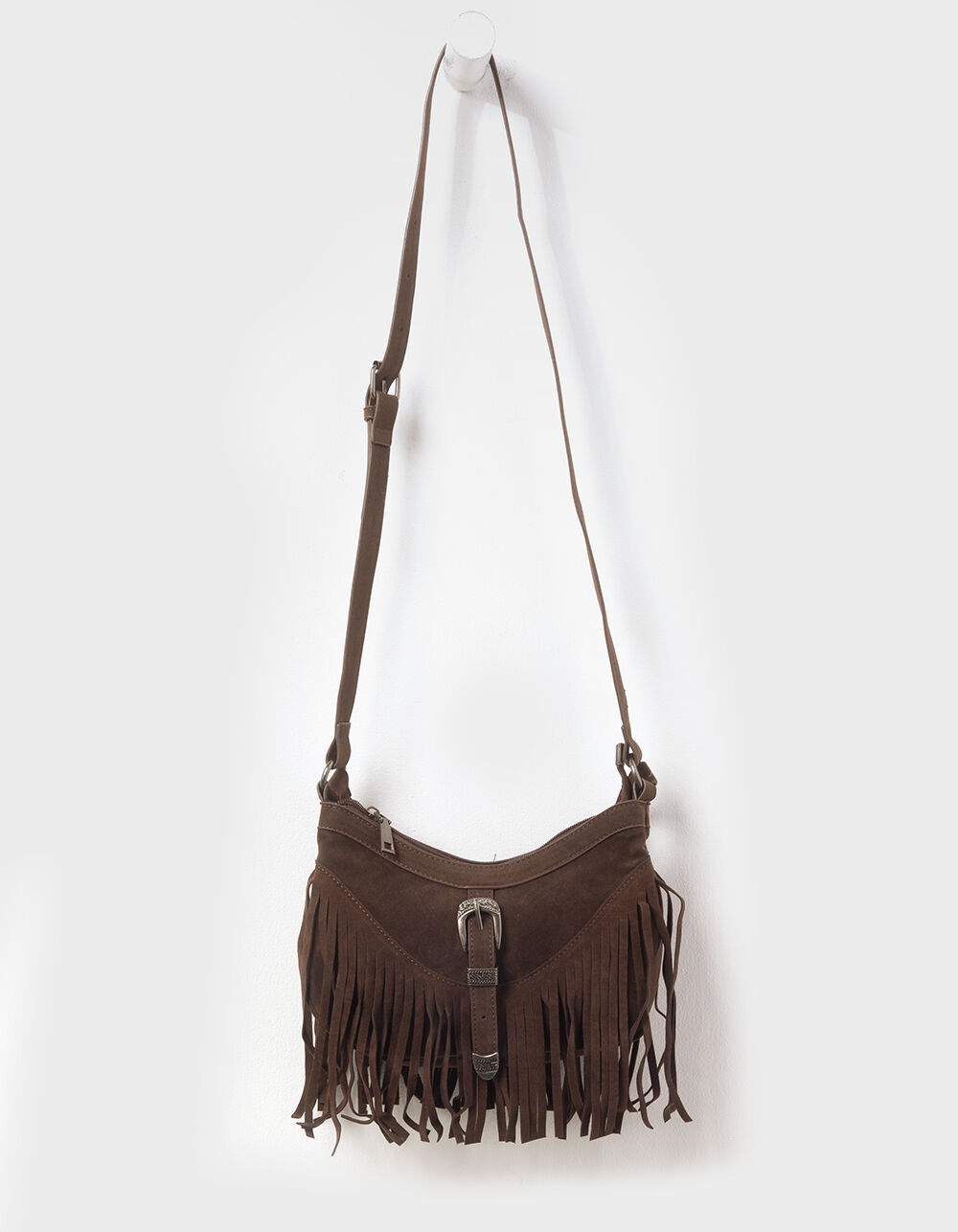Small Buckle Fringe Bag