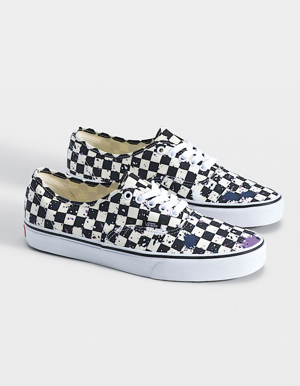 VANS Authentic Splatter Checkerboard Shoes