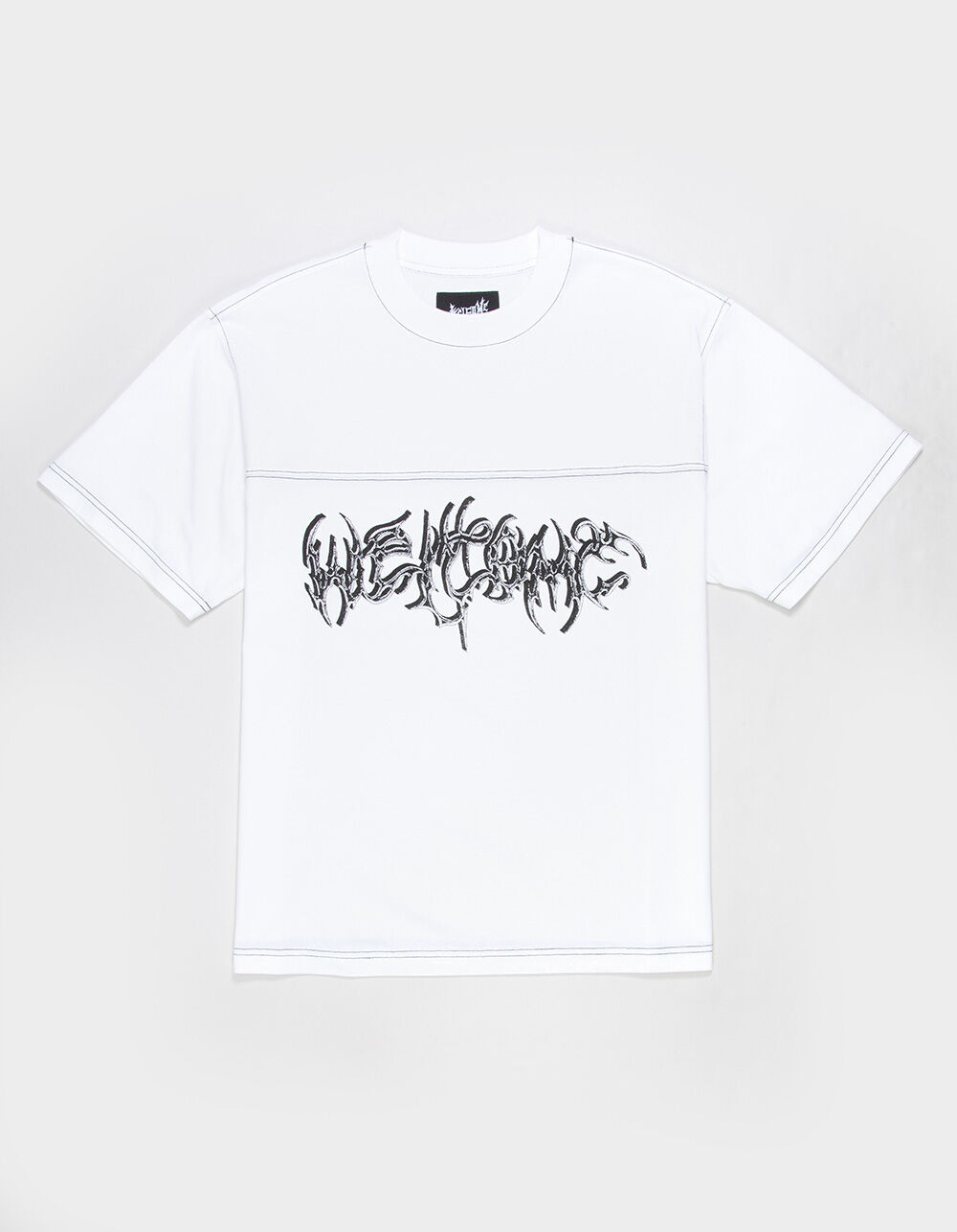 WELCOME SKATEBOARDS Spire Contrast Stitch Mens Tee
