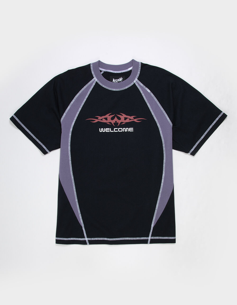 WELCOME SKATEBOARDS Rash Panel Mens Tee