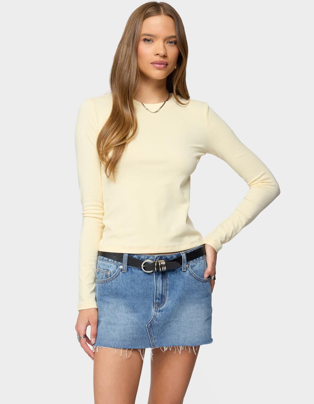 EDIKTED Kiyan Long Sleeve Tee