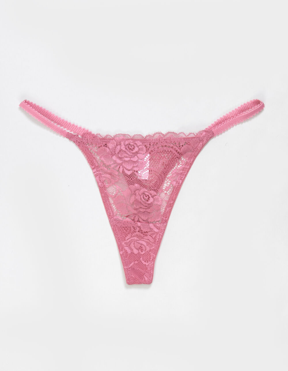 FULL TILT Floral Allover Lace Thong