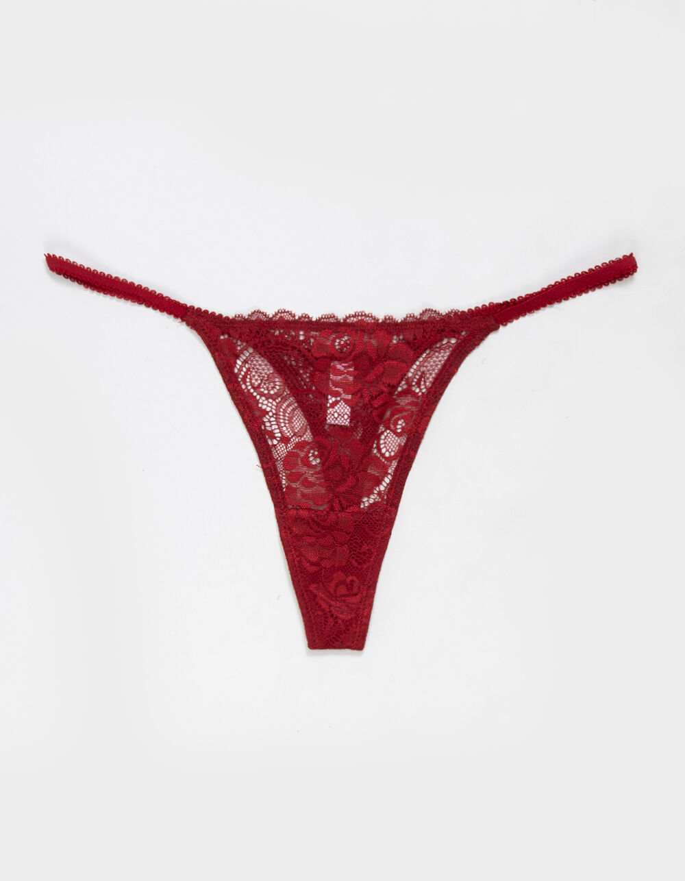 FULL TILT Floral Allover Lace Thong