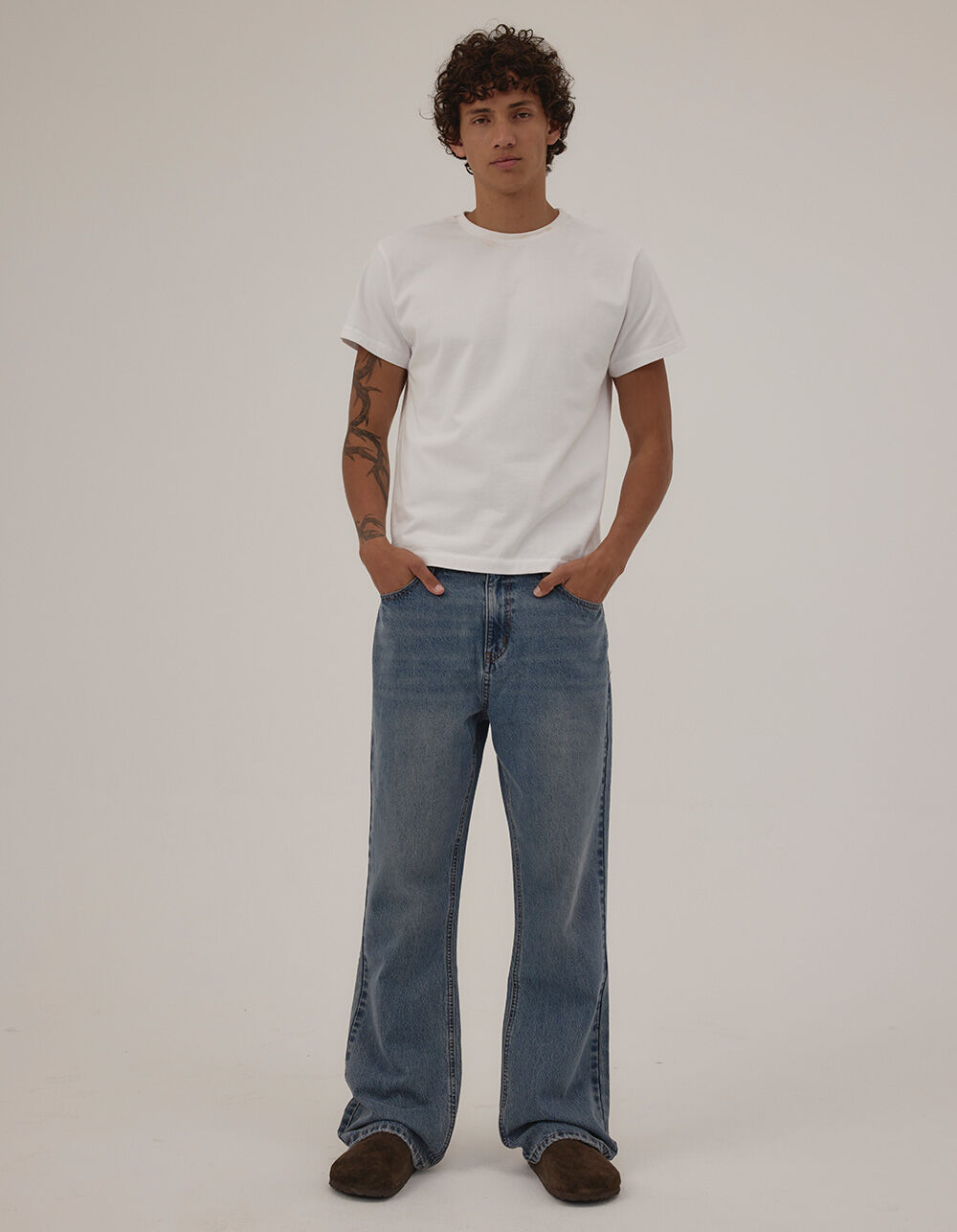 RSQ Mens Relaxed Bootcut Jeans