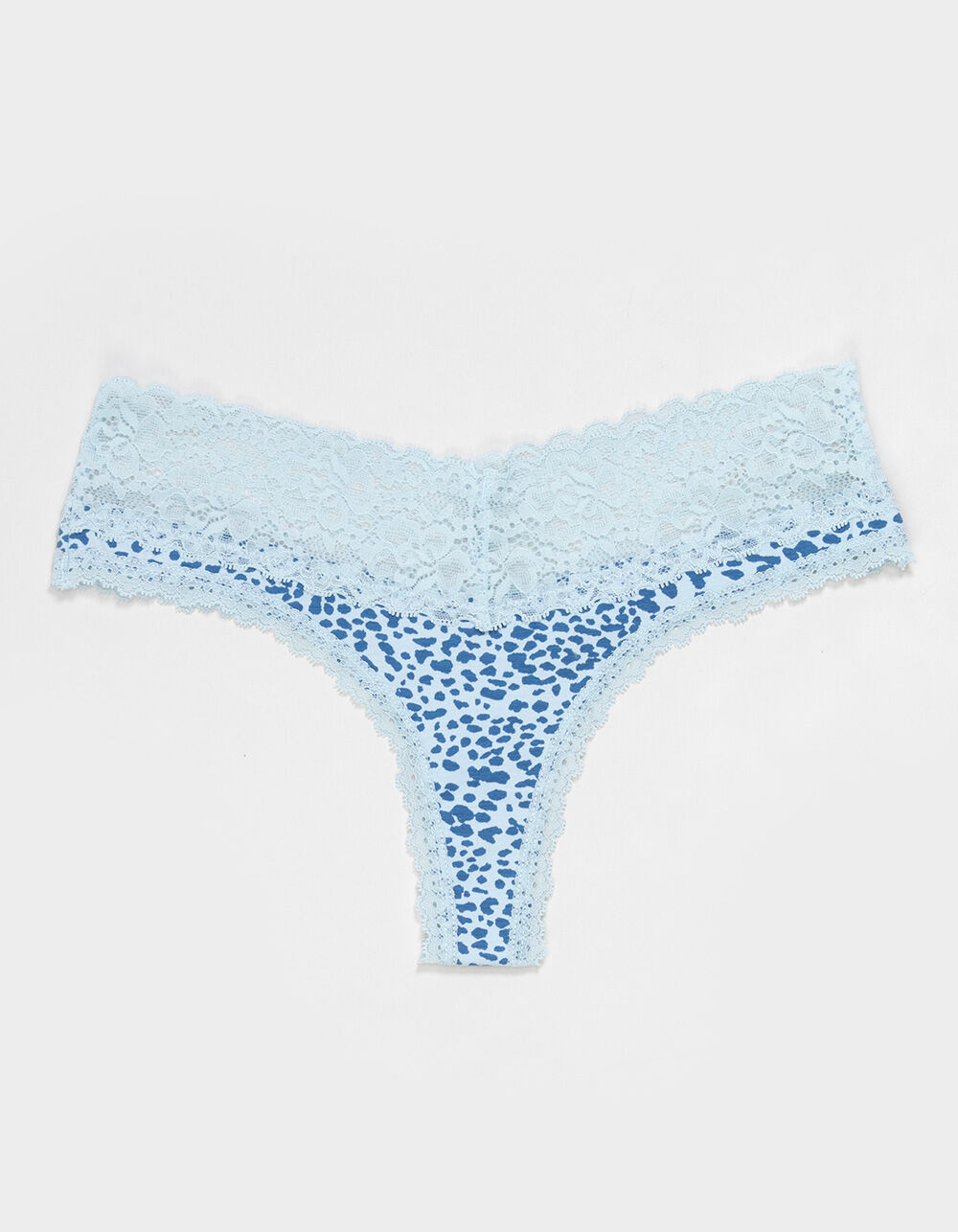 FULL TILT Stretch Cotton Lace Trim Thong