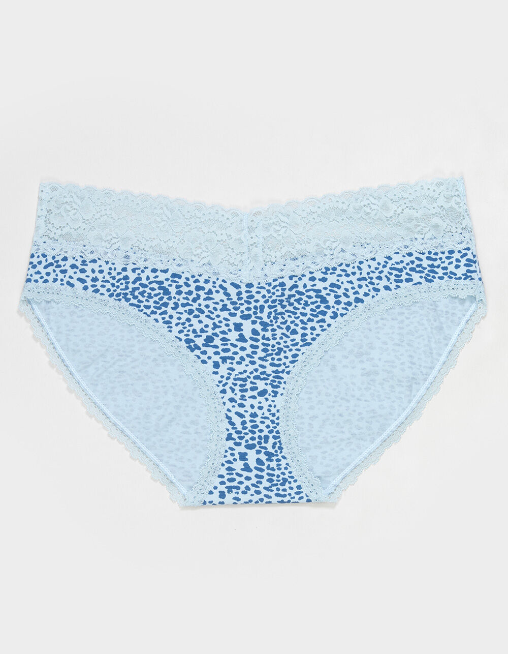 FULL TILT Stretch Cotton Lace Trim Hipster Panties