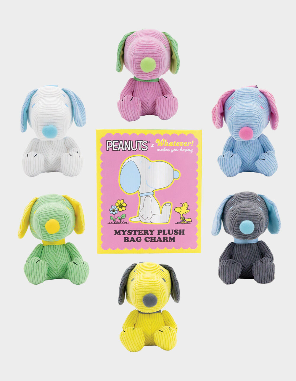 PEANUTS Corduroy Plush Bag Charm Blind Box