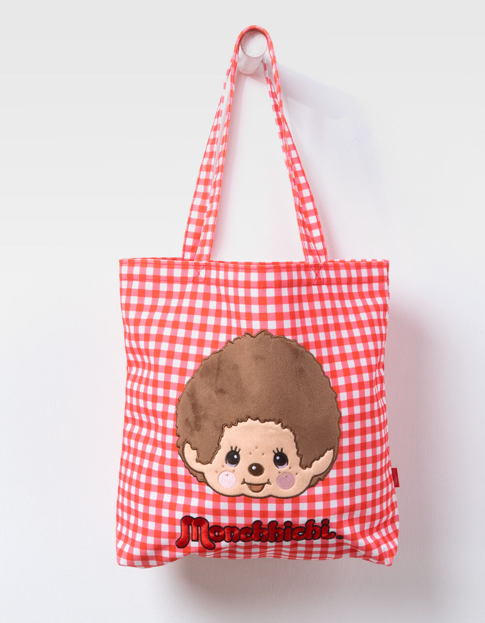 MONCHHICHI Gingham Tote Bag