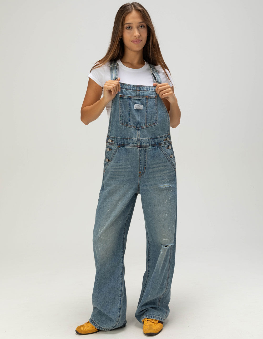 LEVI'S Premium Baggy Womens Overalls - Hi And Welcome