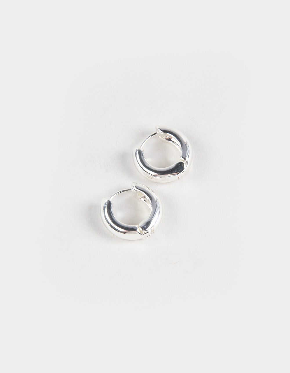 FULL TILT 14K Dipped Mini Hoop Catch Earrings