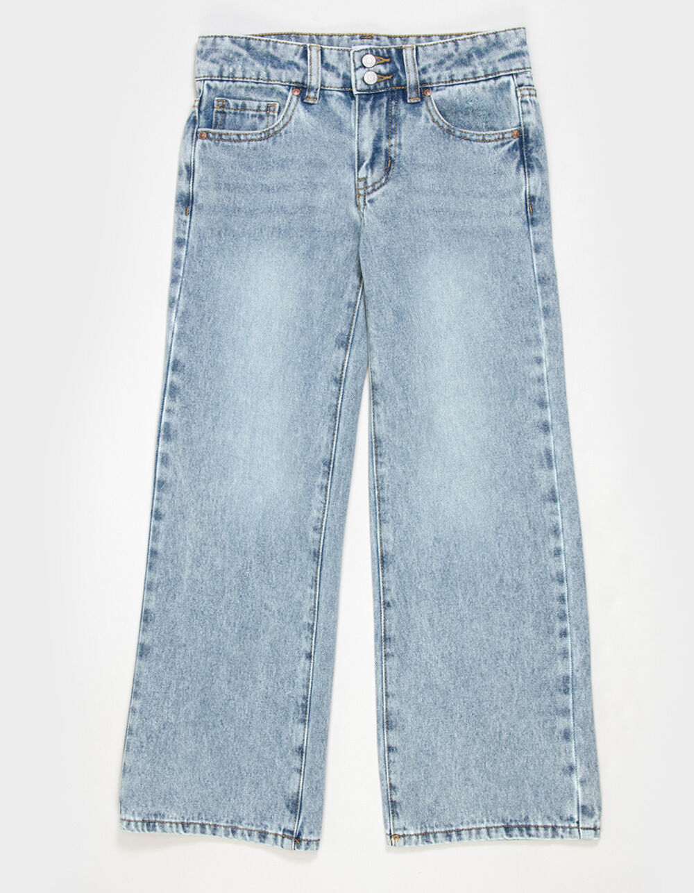 RSQ Double Button Girls Wide Leg Jeans