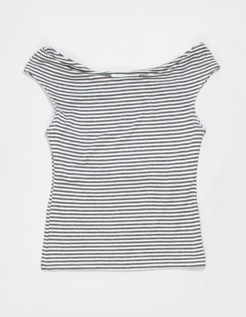 FULL TILT Girls Stripe Off The Shoulder Top